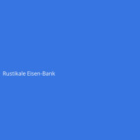 Rustikale Eisen-Bank