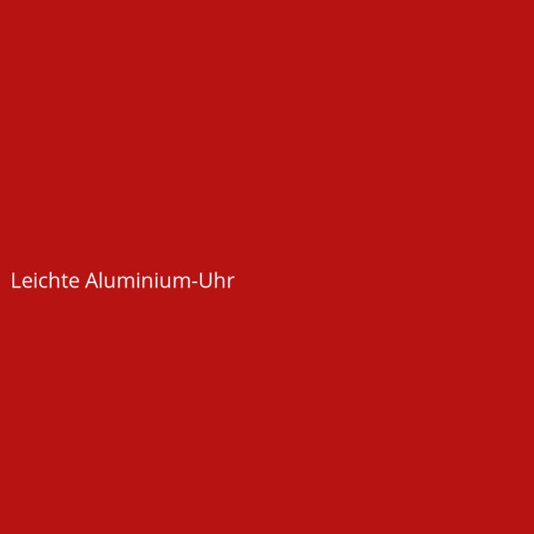 Leichte Aluminium-Uhr