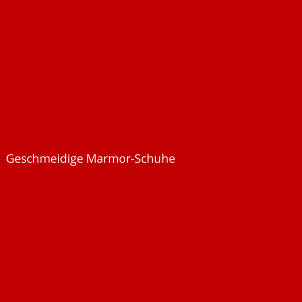 Geschmeidige Marmor-Schuhe