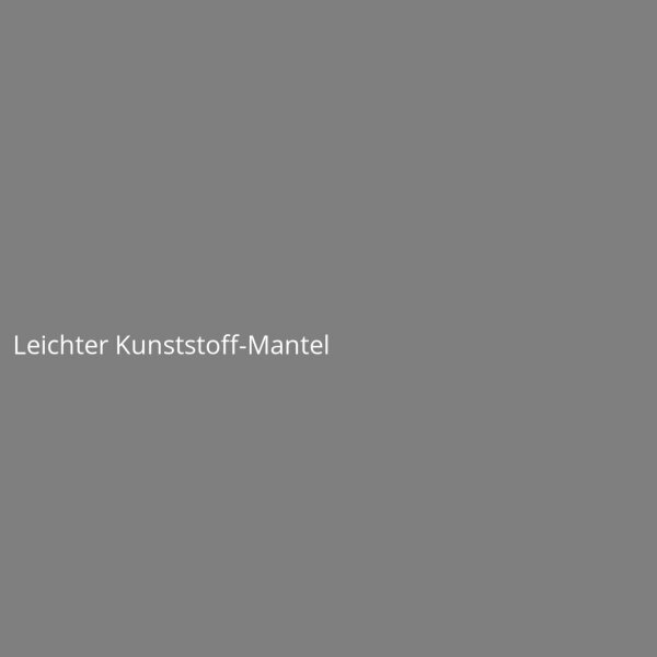 Leichter Kunststoff-Mantel