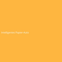 Intelligentes Papier-Auto