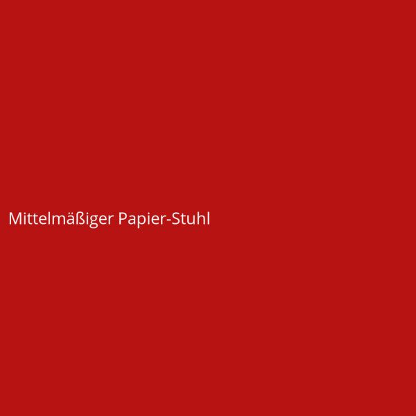 Mittelm&auml;&szlig;iger Papier-Stuhl