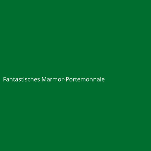 Fantastisches Marmor-Portemonnaie