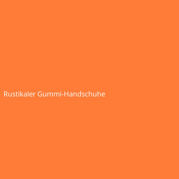 Rustikaler Gummi-Handschuhe