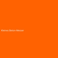 Kleines Beton-Messer